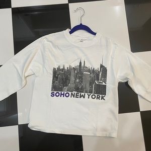 Brandy Melville, Soho New York white tee.